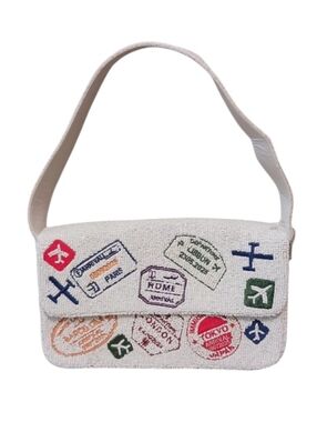 Beaded Passport Stamp Made In India TikTok Viral Bag